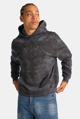 Arsenic Cross Washed Boxy Hoodie