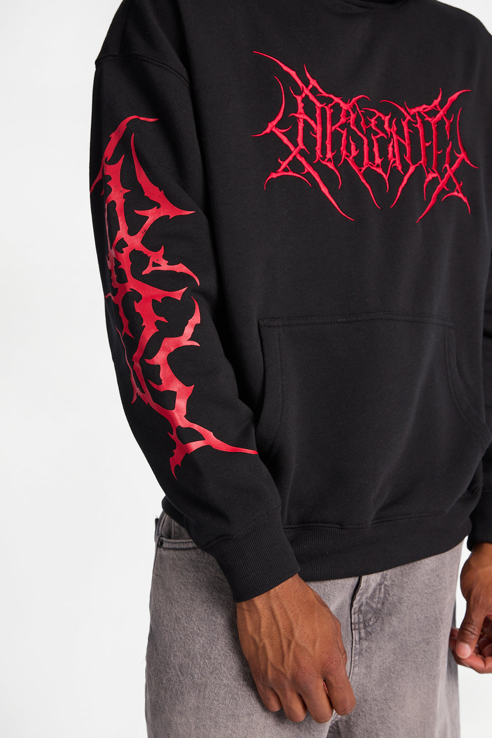 Arsenic Embroidered Boxy Hoodie Arsenic Embroidered Boxy Hoodie
