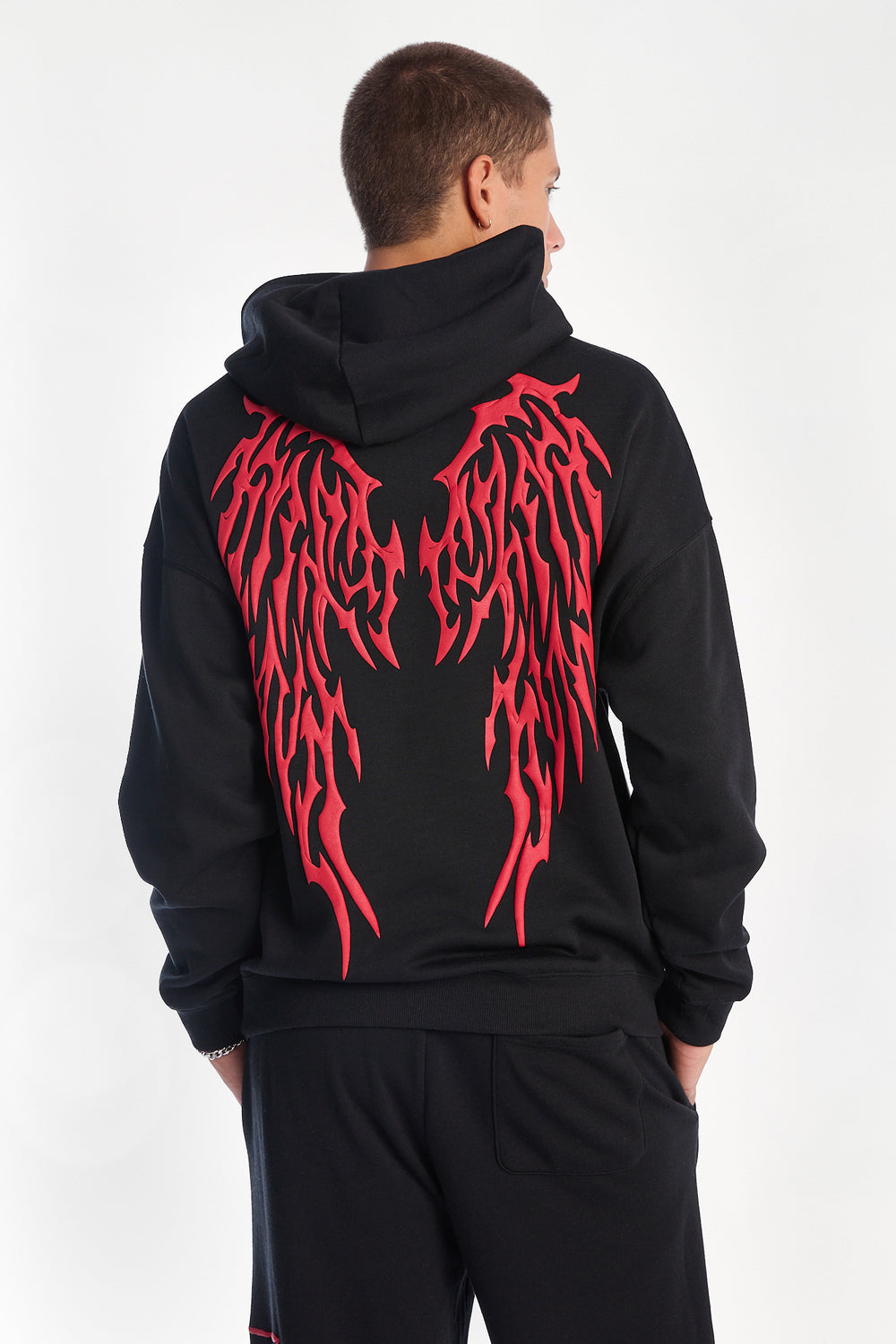 Arsenic Angel Wings Boxy Hoodie Arsenic Angel Wings Boxy Hoodie