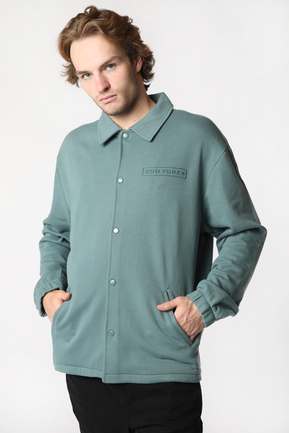 Sweatshirt de Style Coach Zoo York Homme Sarcelle