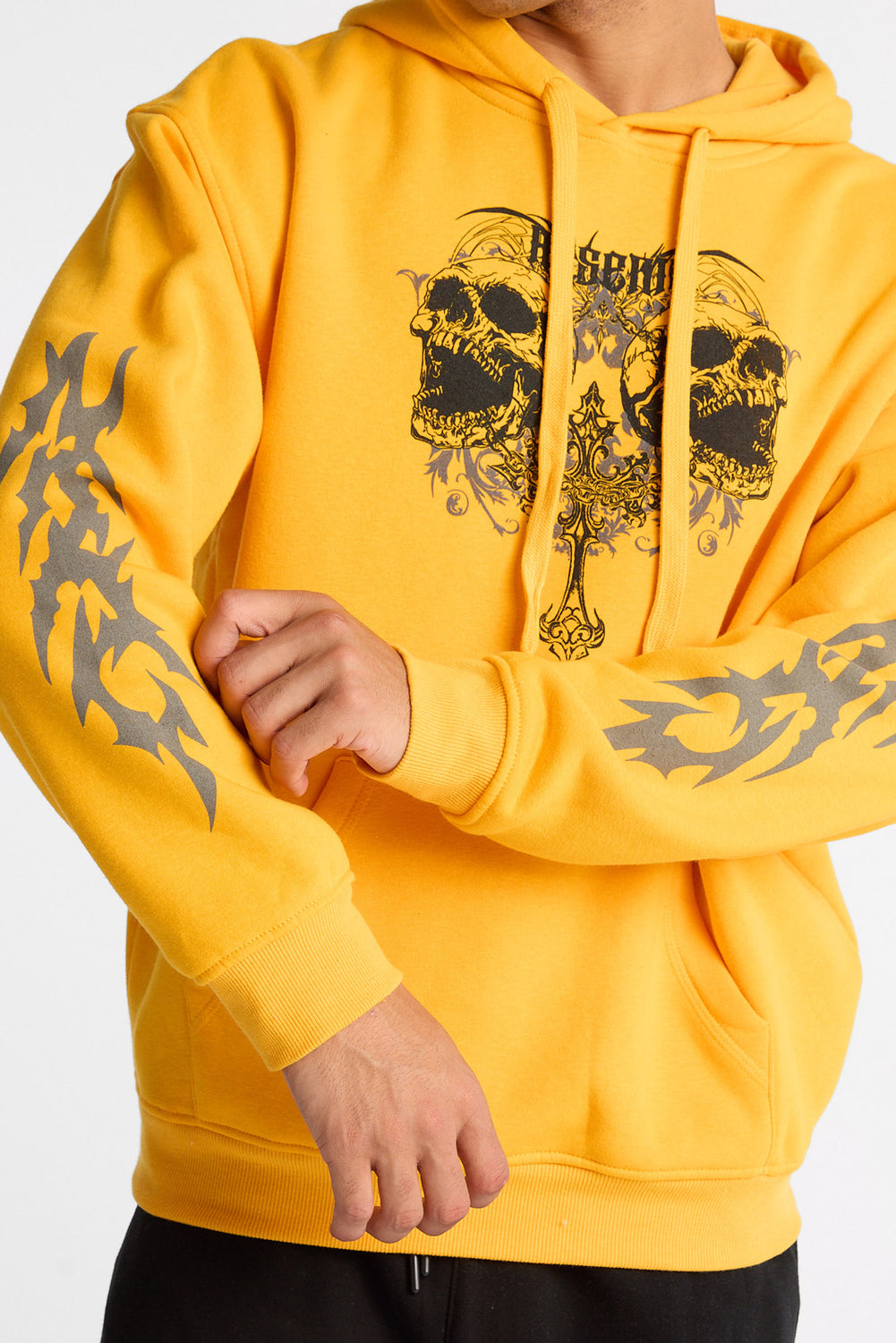 Arsenic Cross & Skulls Graphic Hoodie Arsenic Cross & Skulls Graphic Hoodie