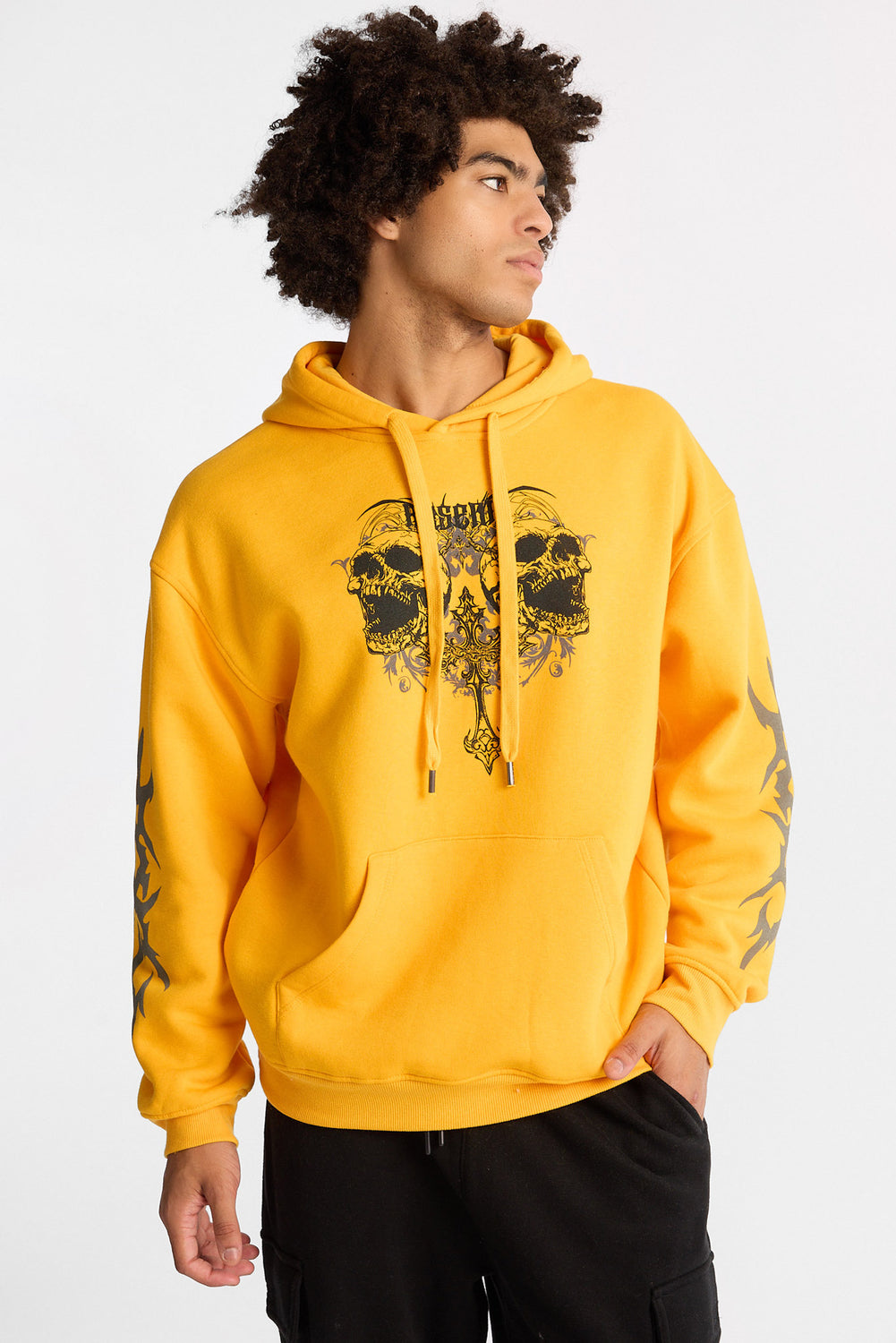 Arsenic Cross & Skulls Graphic Hoodie Arsenic Cross & Skulls Graphic Hoodie