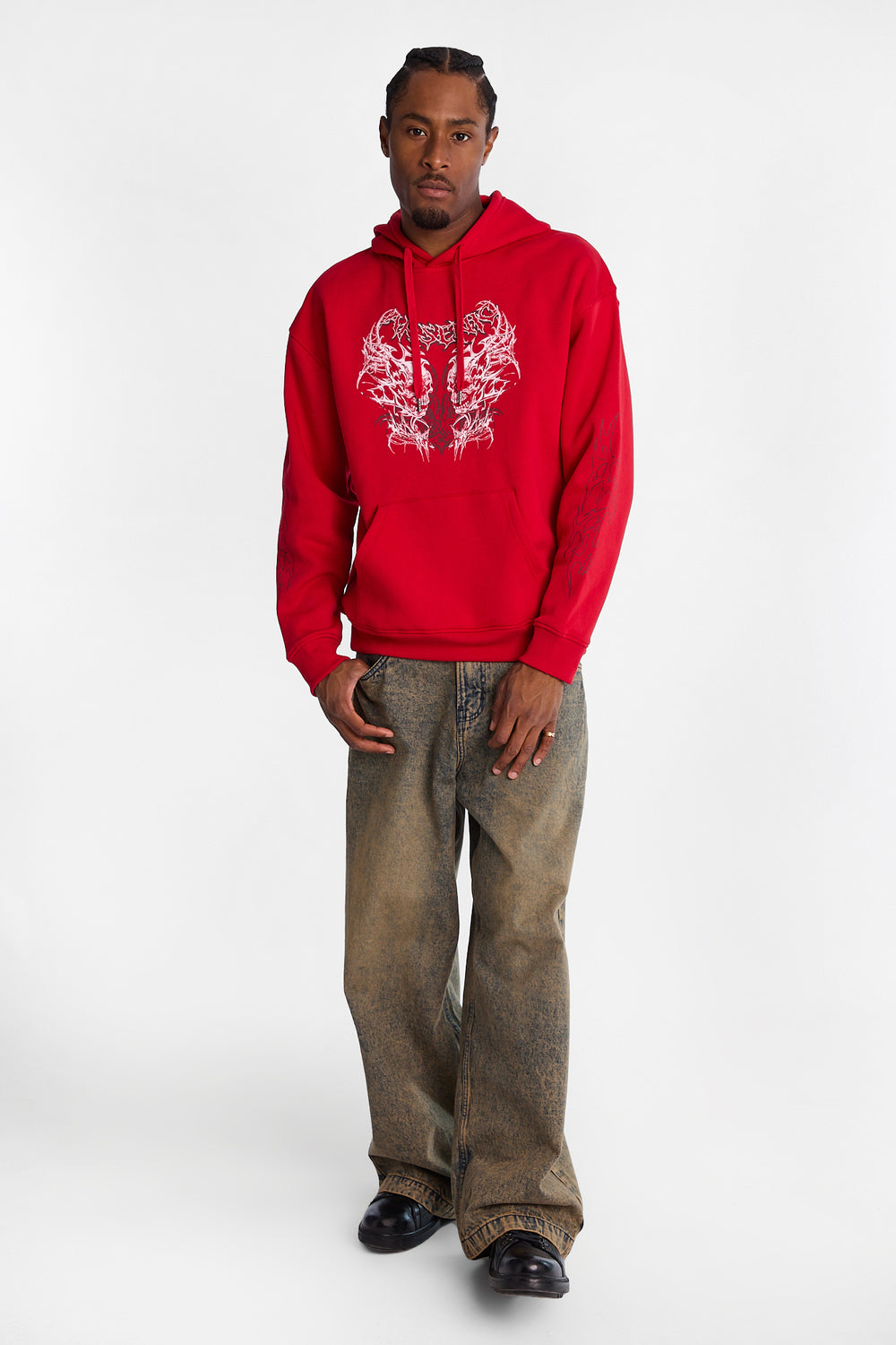 Arsenic Webbed Skulls Graphic hoodie Arsenic Webbed Skulls Graphic hoodie