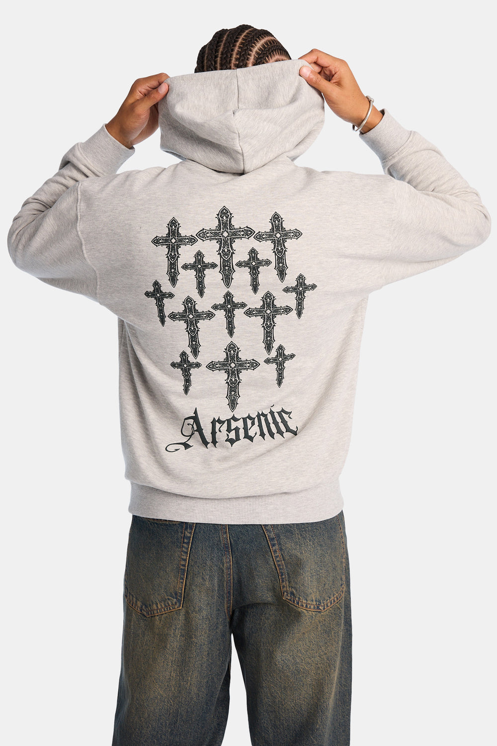 Arsenic Crosses Graphic Hoodie Arsenic Crosses Graphic Hoodie