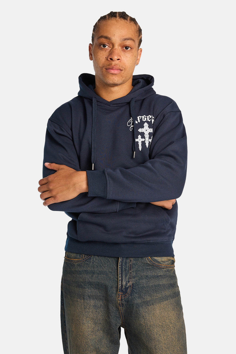 Arsenic Crosses Graphic Hoodie Arsenic Crosses Graphic Hoodie