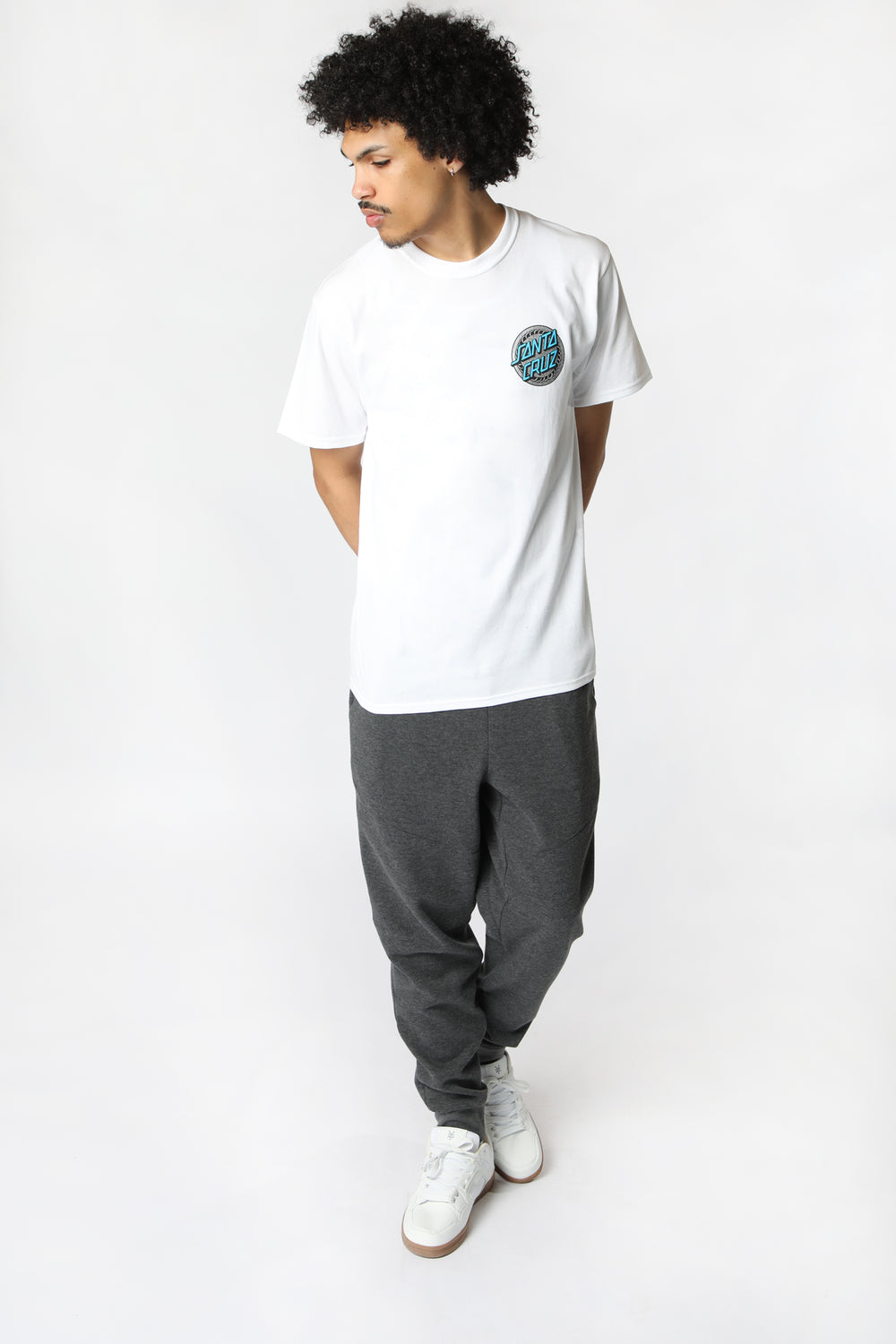 Jogger Sport En Molleton West49 Homme Gris Noir