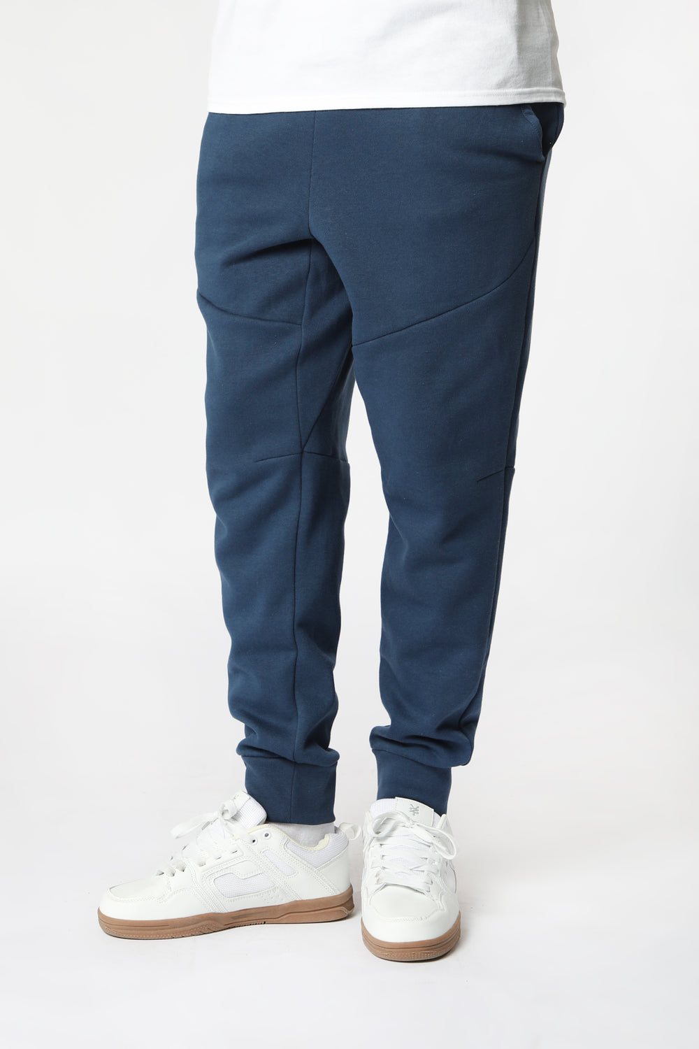 West49 Mens Basic Sport Jogger Dark Blue