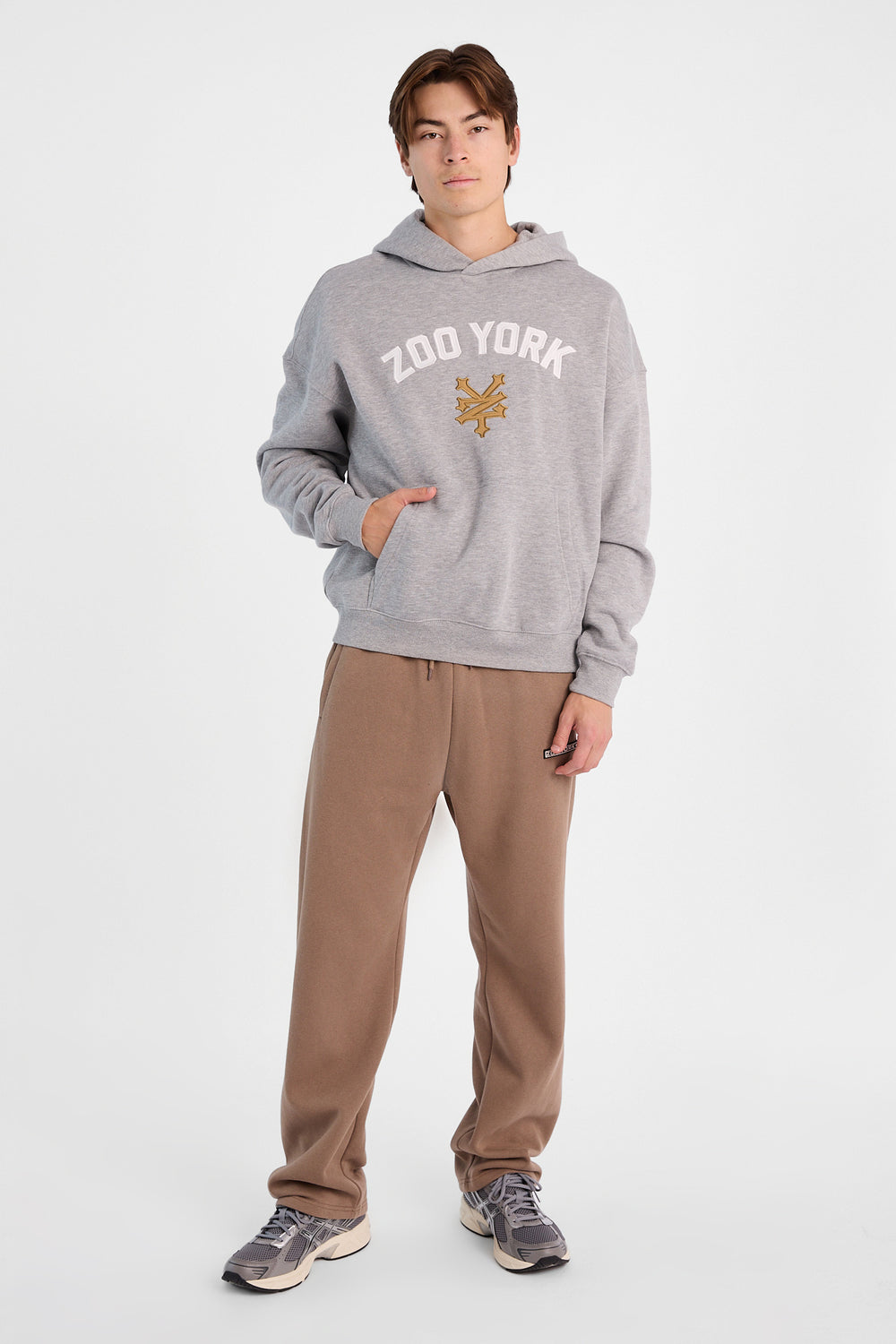 Pantalon en molleton à jambe ample Zoo York Pantalon en molleton à jambe ample Zoo York