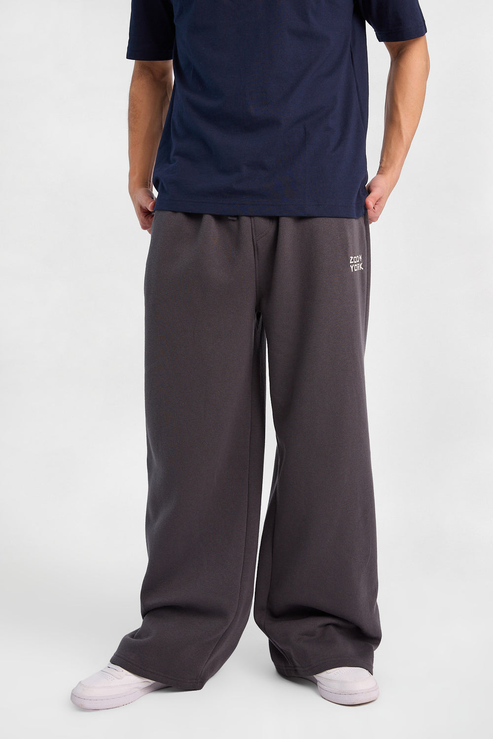 Pantalon en molleton à jambe ultra-ample Zoo York Pantalon en molleton à jambe ultra-ample Zoo York