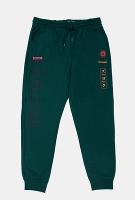 Zoo York Mens Kanji Graphic Fleece Jogger