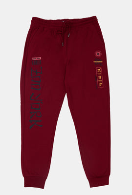 Zoo York Mens Kanji Graphic Fleece Jogger