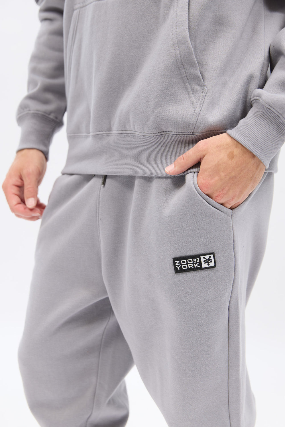 Zoo York Mens Patch Logo Fleece Jogger Zoo York Mens Patch Logo Fleece Jogger