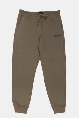 Jogger en molleton imprimé logo Arsenic homme