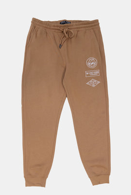 Jogger en molleton logos brodés Zoo York homme