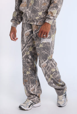 Jogger en molleton à jambe droite camouflage arbres Zoo York Homme