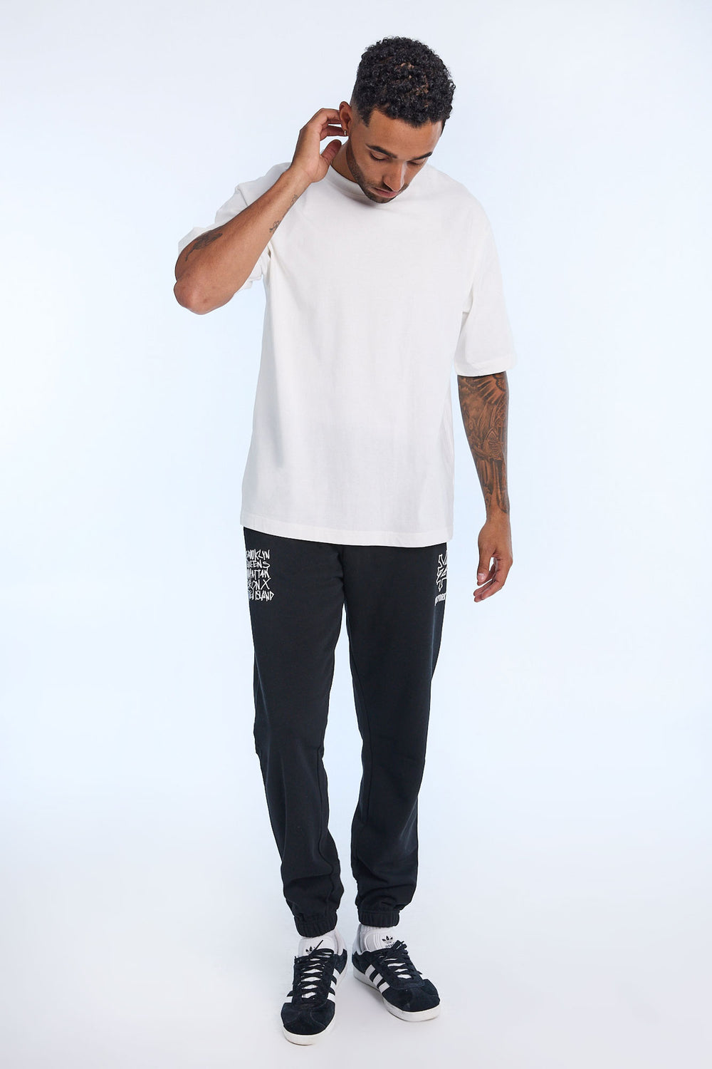 Jogger en molleton imprimé logo Zoo York homme Jogger en molleton imprimé logo Zoo York homme