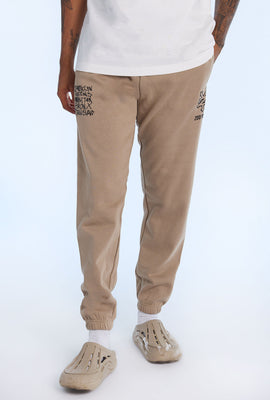 Jogger en molleton imprimé logo Zoo York homme