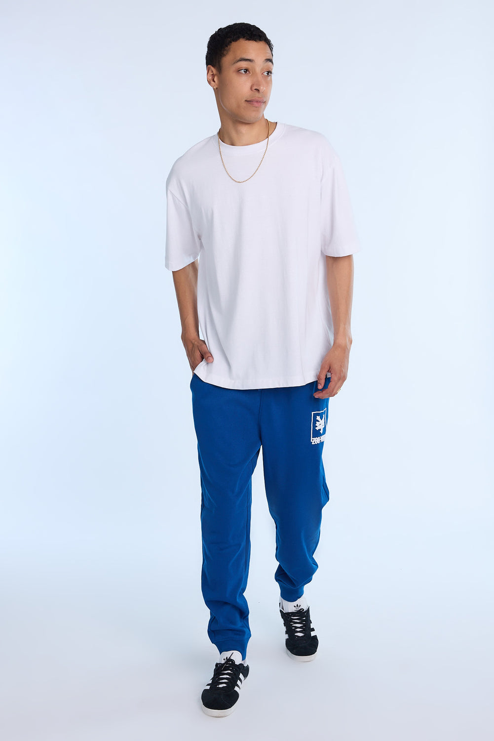 Jogger en molleton logo carré Zoo York homme Jogger en molleton logo carré Zoo York homme