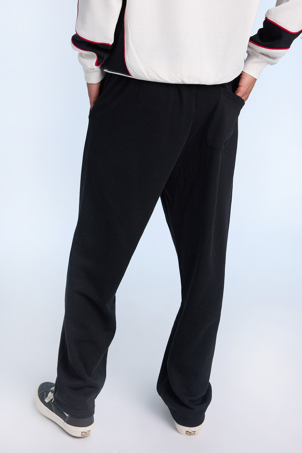 Jogger en molleton à jambe droite logo Zoo York Homme Jogger en molleton à jambe droite logo Zoo York Homme