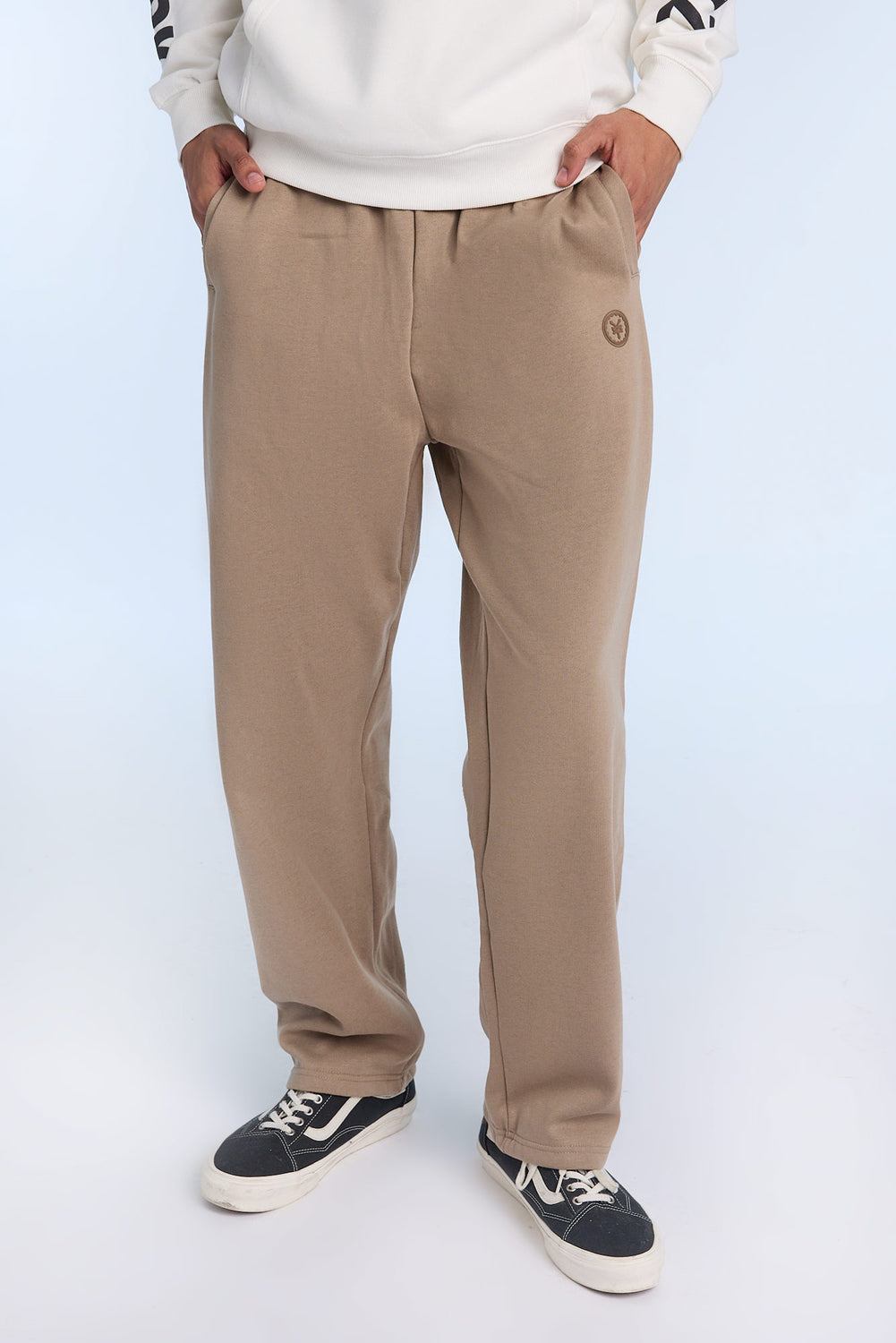 Jogger en molleton à jambe droite logo Zoo York Homme Jogger en molleton à jambe droite logo Zoo York Homme