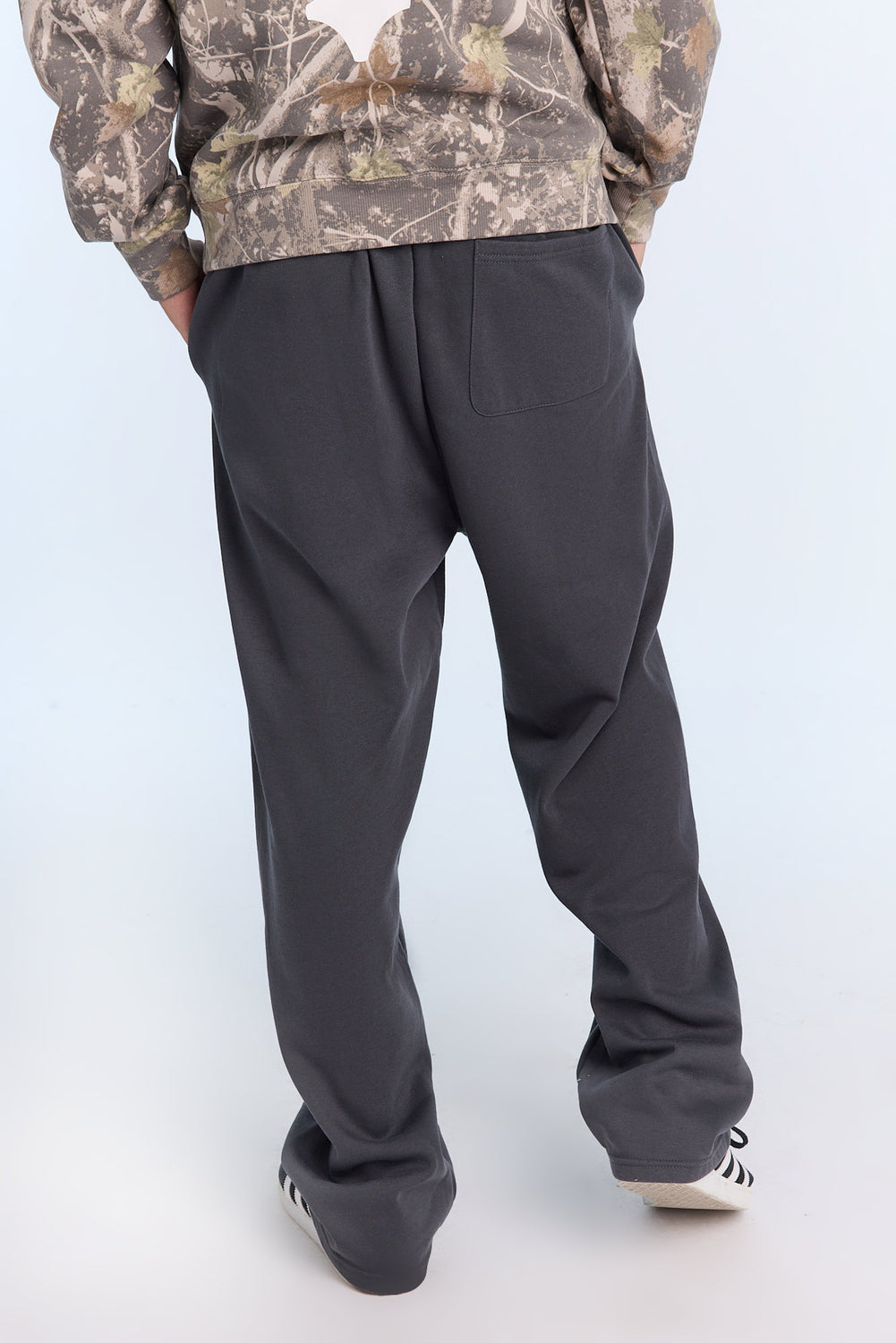 Jogger en molleton à jambe droite logo Zoo York Homme Jogger en molleton à jambe droite logo Zoo York Homme