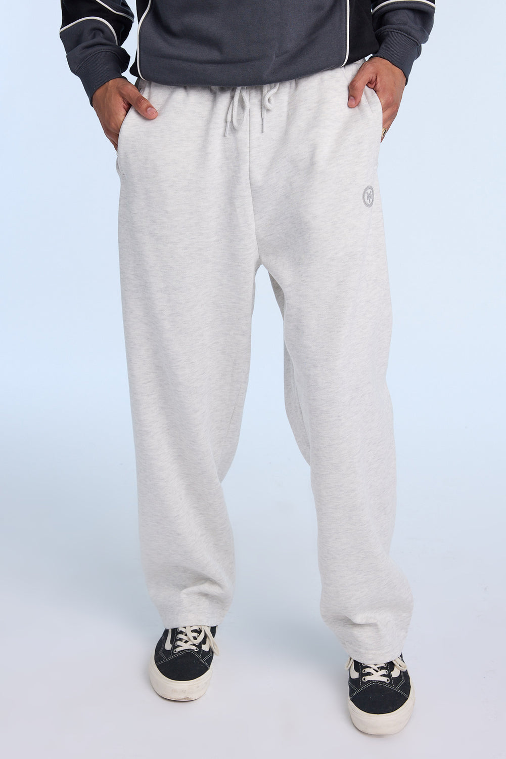 Jogger en molleton à jambe droite logo Zoo York Homme Jogger en molleton à jambe droite logo Zoo York Homme