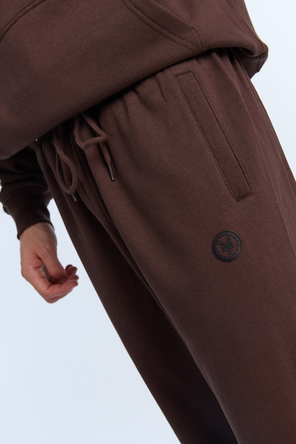 Jogger en molleton à jambe droite logo Zoo York Homme Jogger en molleton à jambe droite logo Zoo York Homme