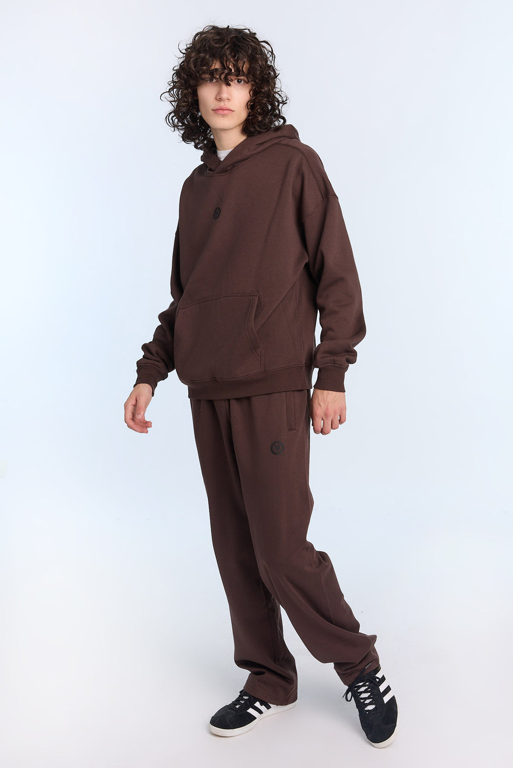 Jogger en molleton à jambe droite logo Zoo York Homme Jogger en molleton à jambe droite logo Zoo York Homme