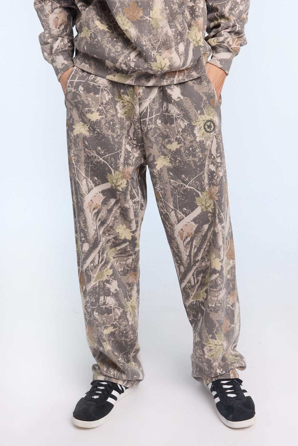 Jogger en molleton droit motif camouflage arbres Zoo York homme Jogger en molleton droit motif camouflage arbres Zoo York homme