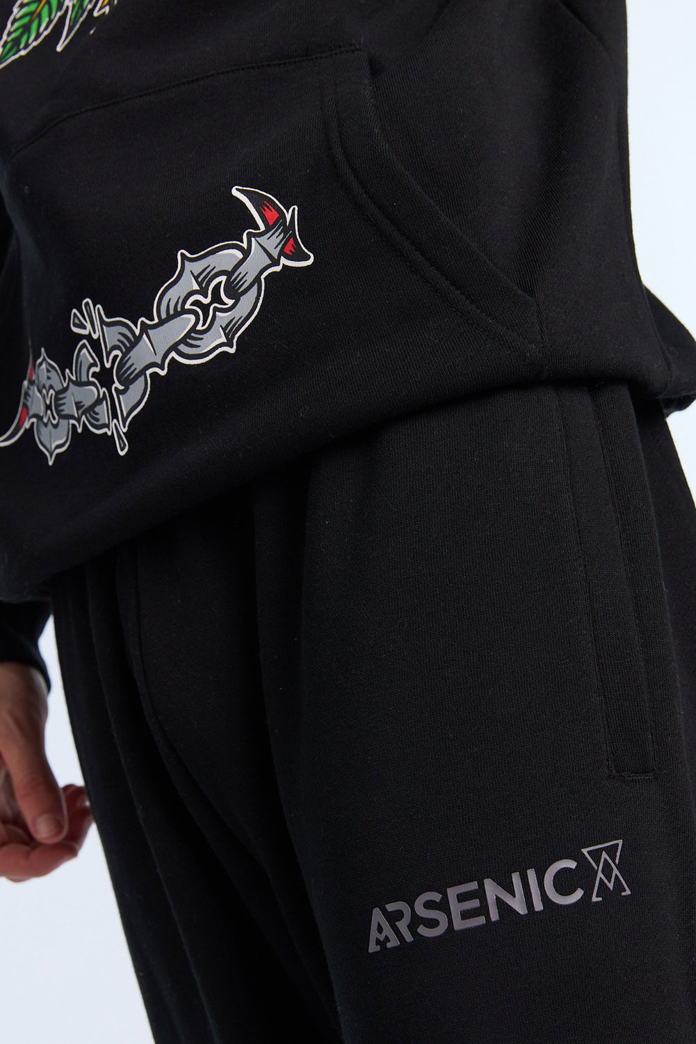 Jogger en molleton logo Arsenic homme Jogger en molleton logo Arsenic homme