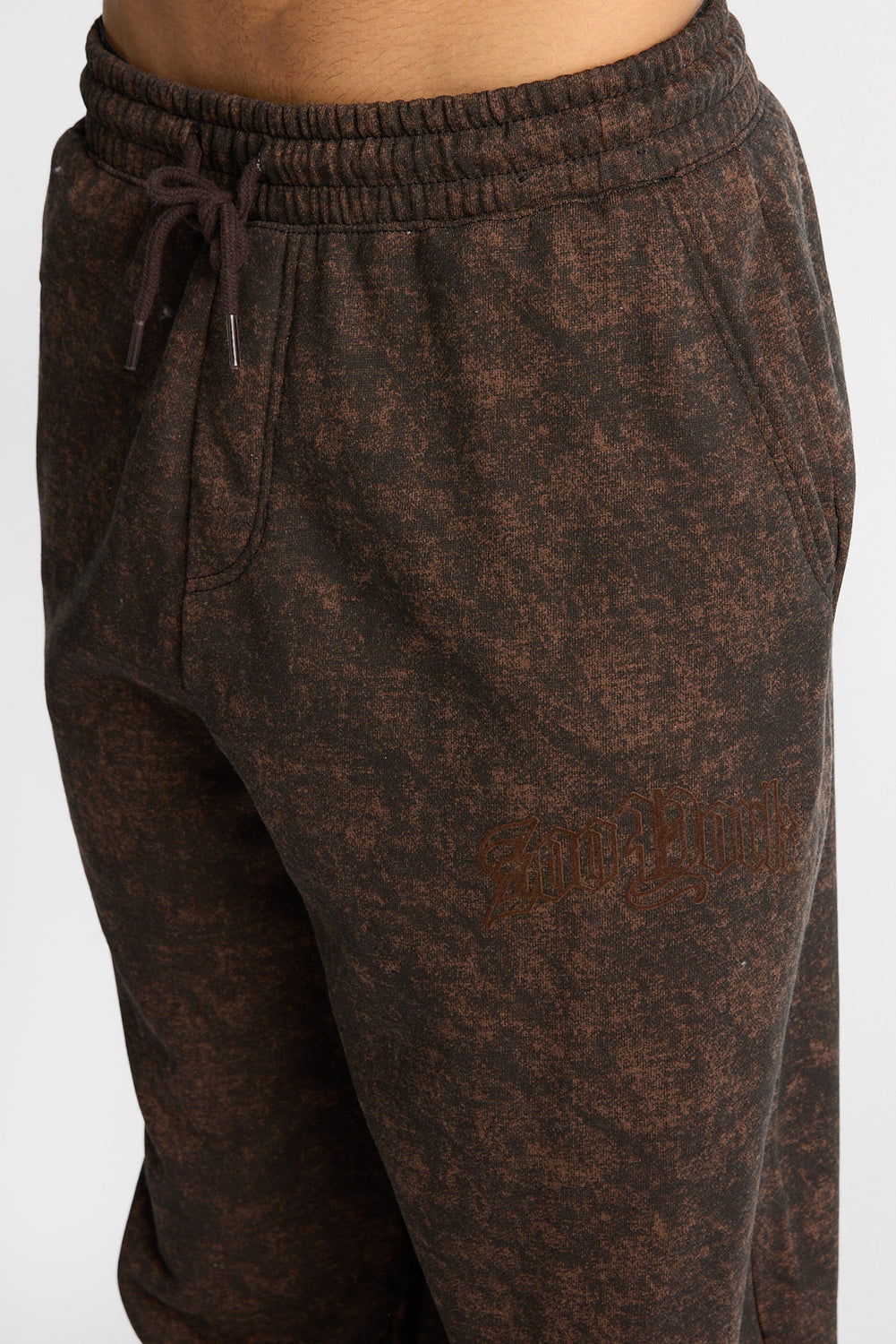 Pantalon en molleton à jambe ultra-ample délavé Zoo York Pantalon en molleton à jambe ultra-ample délavé Zoo York