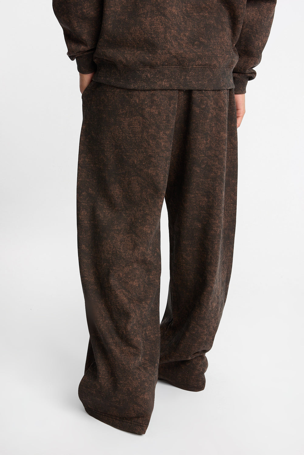 Pantalon en molleton à jambe ultra-ample délavé Zoo York Pantalon en molleton à jambe ultra-ample délavé Zoo York