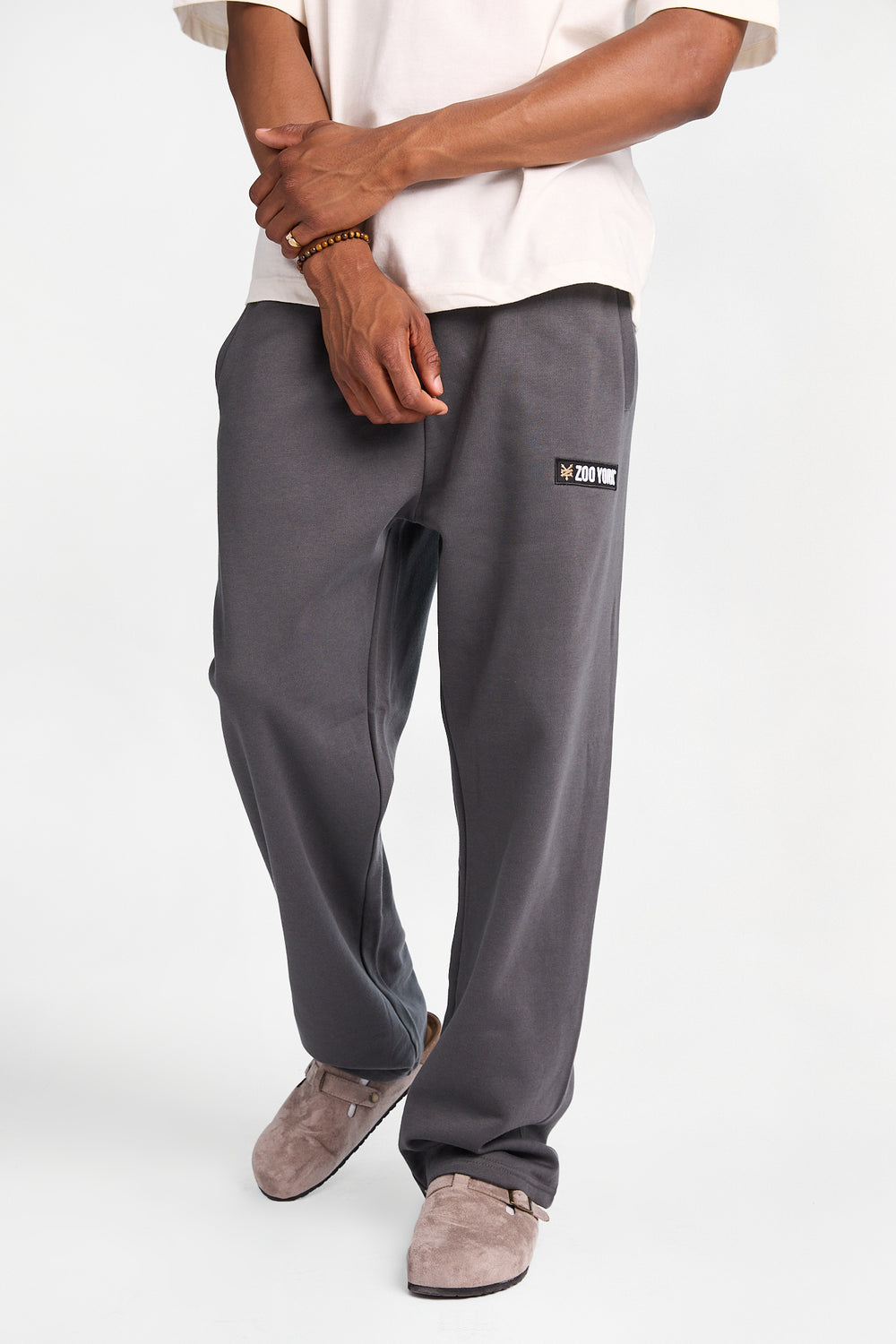 Pantalon en molleton ample Zoo York à logo carré Pantalon en molleton ample Zoo York à logo carré
