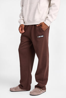 Pantalon en molleton ample Zoo York à logo carré