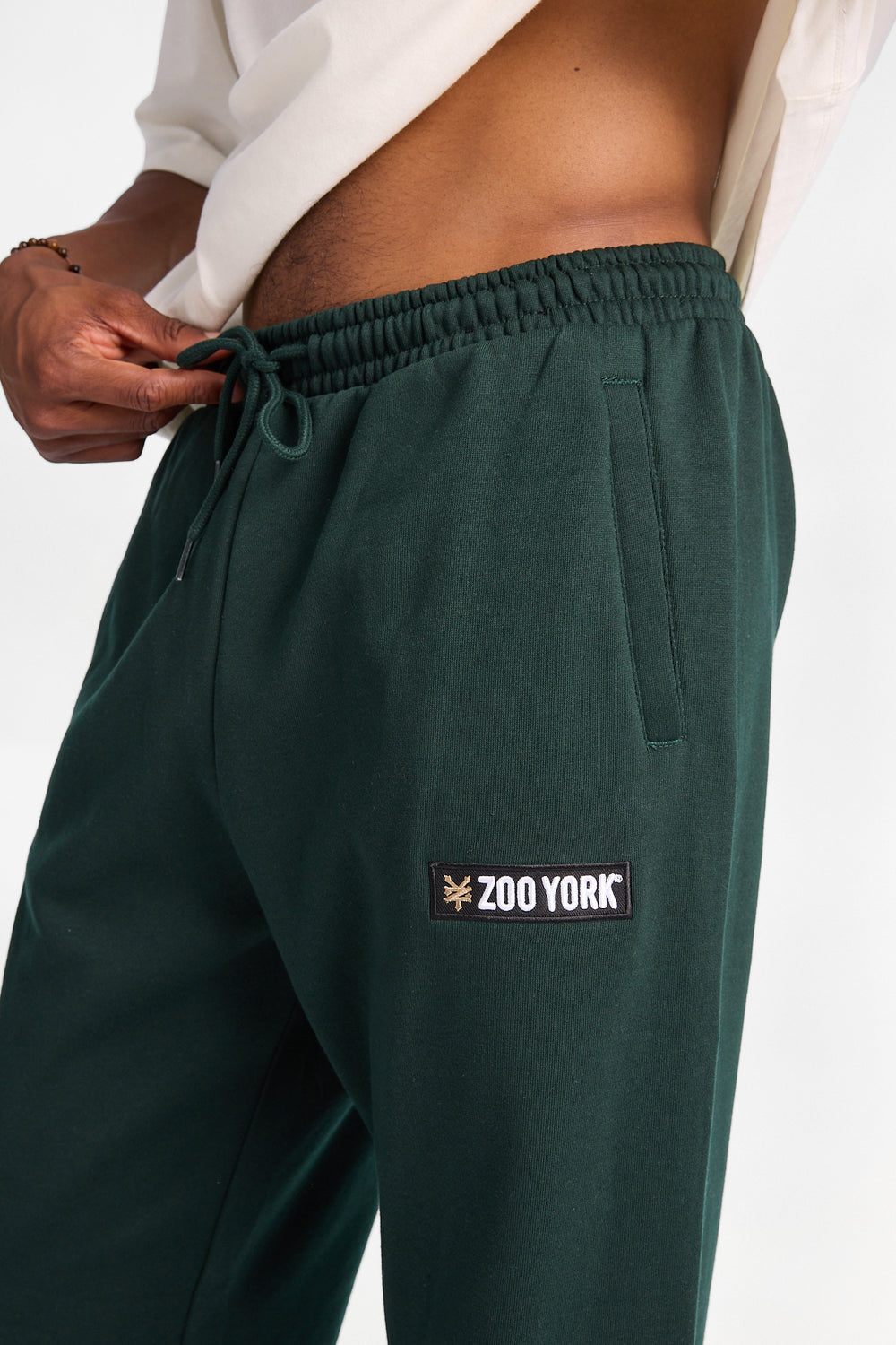 Pantalon en molleton ample Zoo York à logo carré Pantalon en molleton ample Zoo York à logo carré