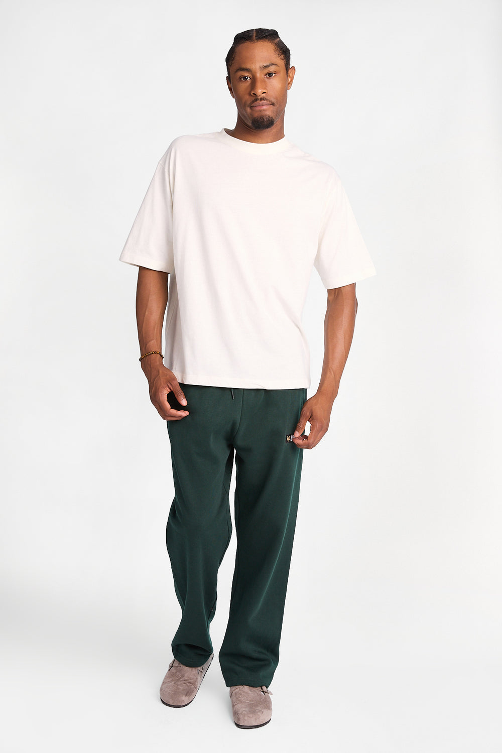 Pantalon en molleton ample Zoo York à logo carré Pantalon en molleton ample Zoo York à logo carré