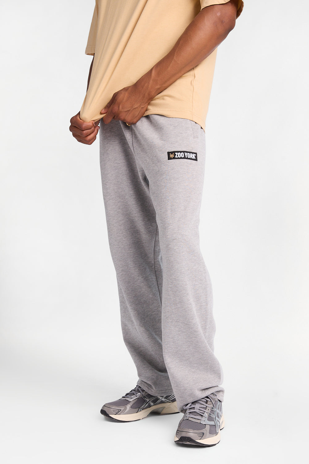 Pantalon en molleton ample Zoo York à logo carré Pantalon en molleton ample Zoo York à logo carré
