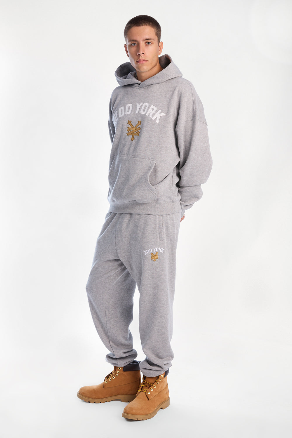 Jogger en molleton ample Zoo York à logo brodé Jogger en molleton ample Zoo York à logo brodé