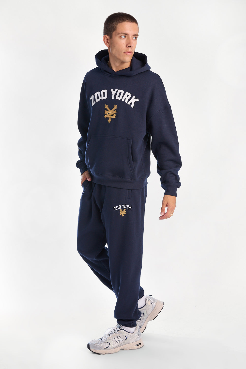 Jogger en molleton ample Zoo York à logo brodé Jogger en molleton ample Zoo York à logo brodé