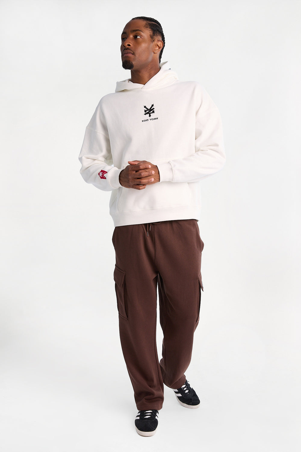 Pantalon cargo en molleton ample Zoo York Pantalon cargo en molleton ample Zoo York