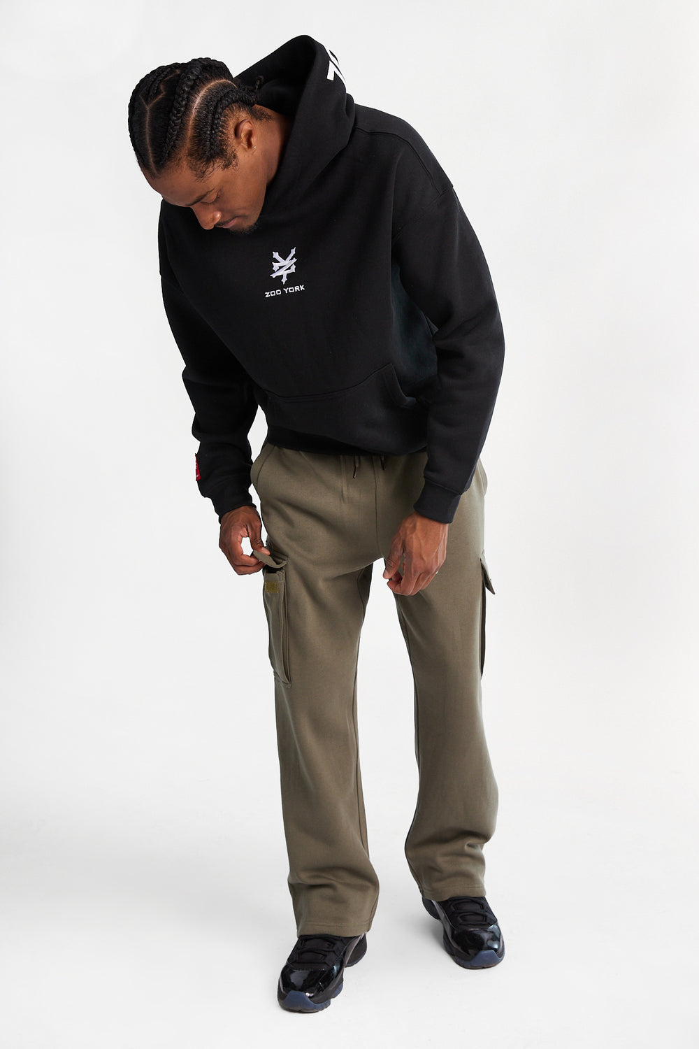 Pantalon cargo en molleton ample Zoo York Pantalon cargo en molleton ample Zoo York