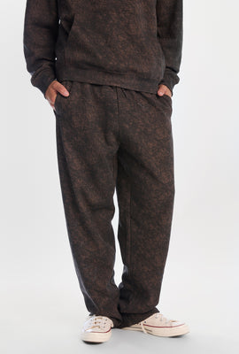 Pantalon en molleton ample délavé Arsenic