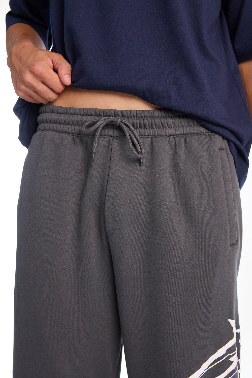Pantalon en molleton ample imprimé Arsenic Pantalon en molleton ample imprimé Arsenic