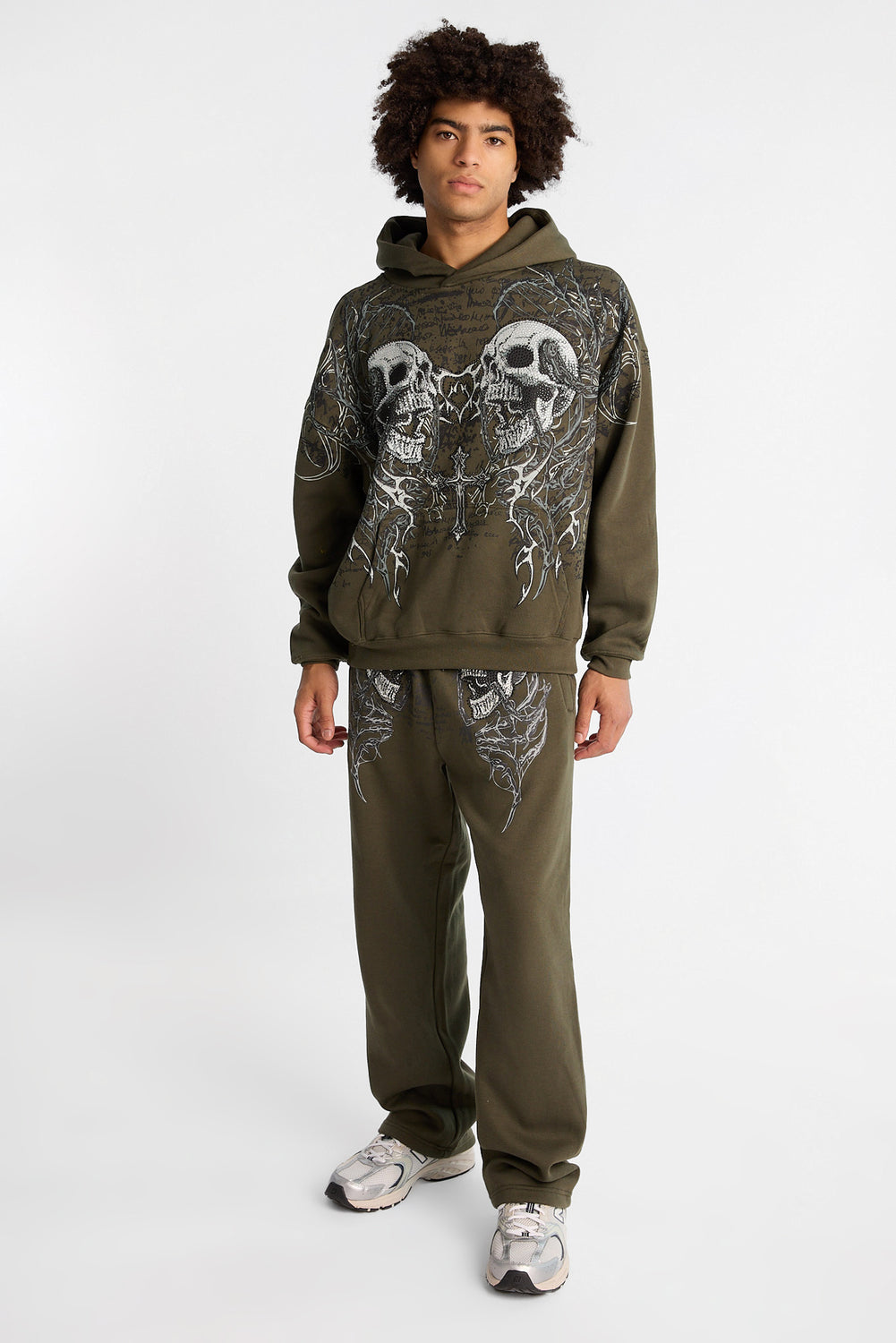 Arsenic Skull Rhinestone Baggy Sweatpants Arsenic Skull Rhinestone Baggy Sweatpants