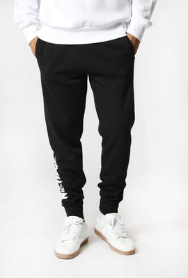 Jogger en Molleton Logo Abeille No Fear Homme
