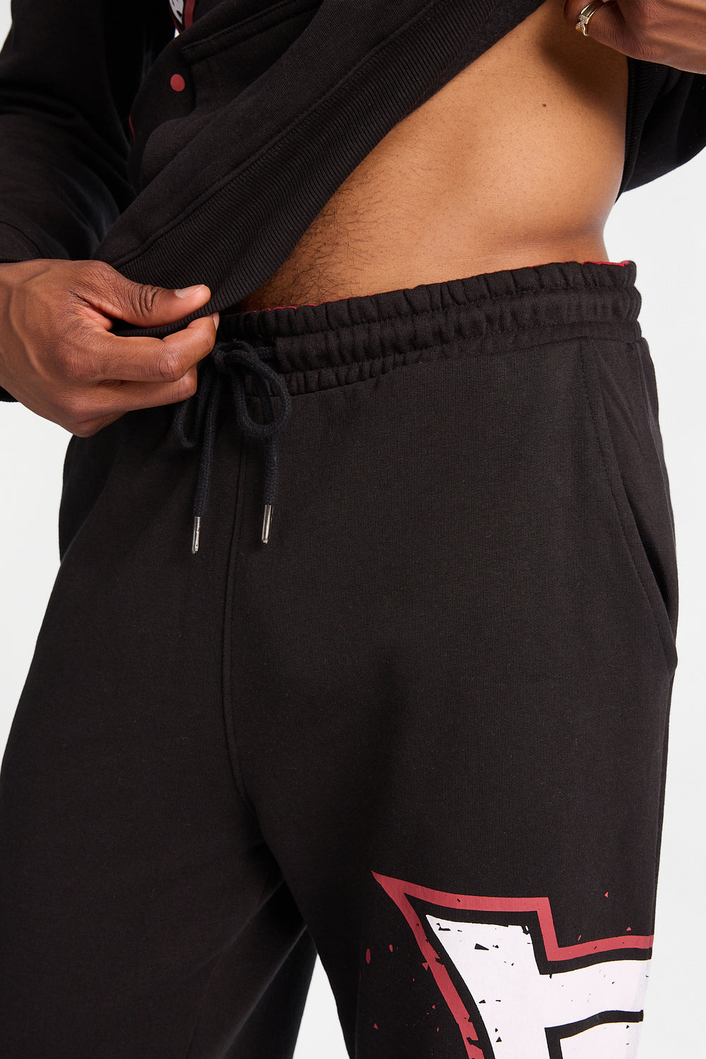 Pantalon en molleton imprimé Tapout Pantalon en molleton imprimé Tapout