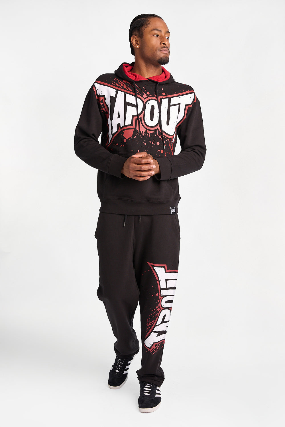 Pantalon en molleton imprimé Tapout Pantalon en molleton imprimé Tapout