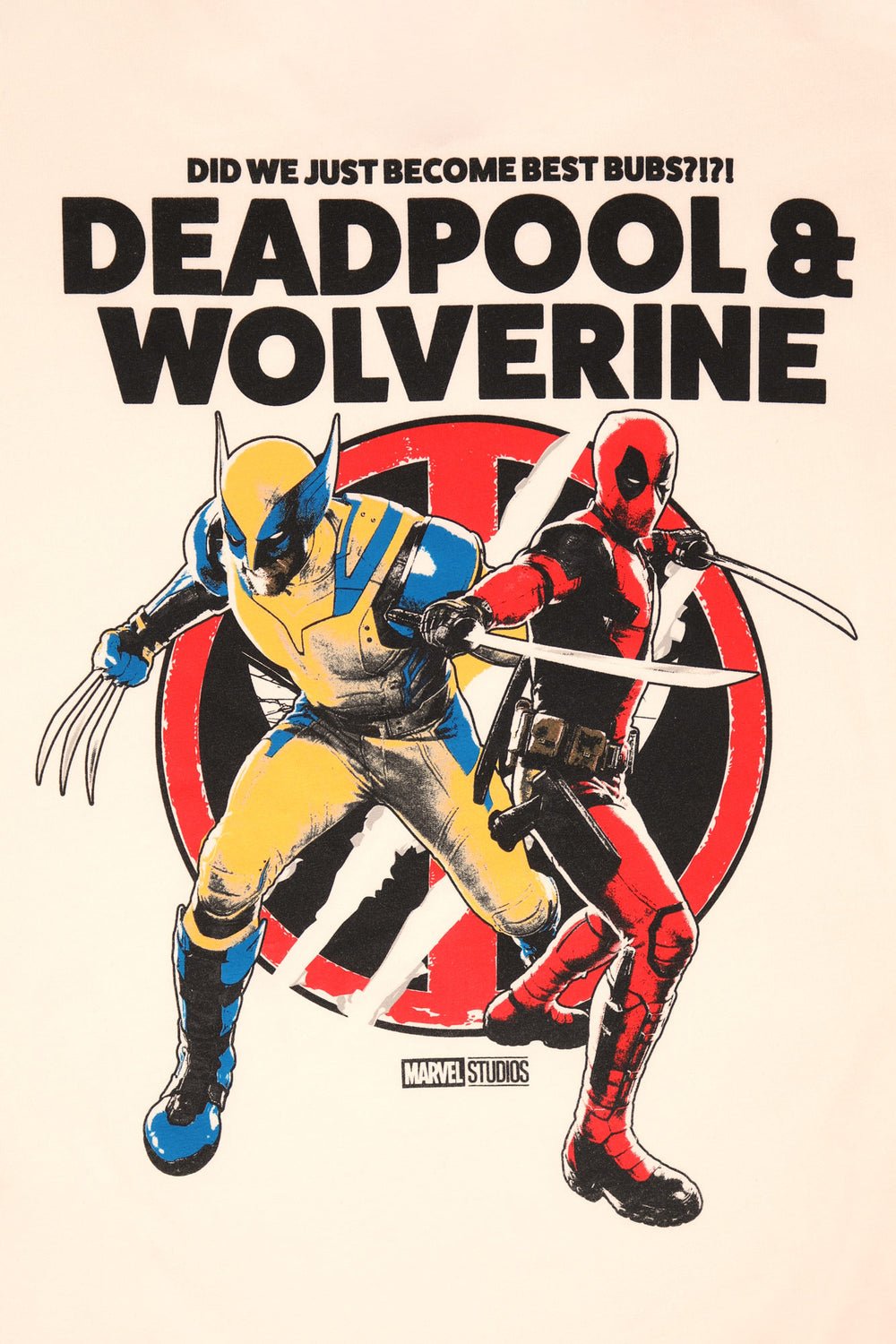 T-Shirt Imprimé Deadpool & Wolverine Homme T-Shirt Imprimé Deadpool & Wolverine Homme