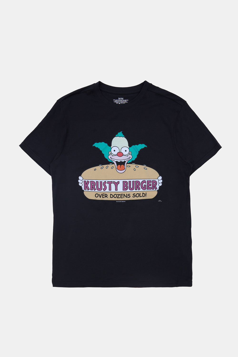 T-Shirt Imprimé Krusty Burger Les Simpsons Homme T-Shirt Imprimé Krusty Burger Les Simpsons Homme