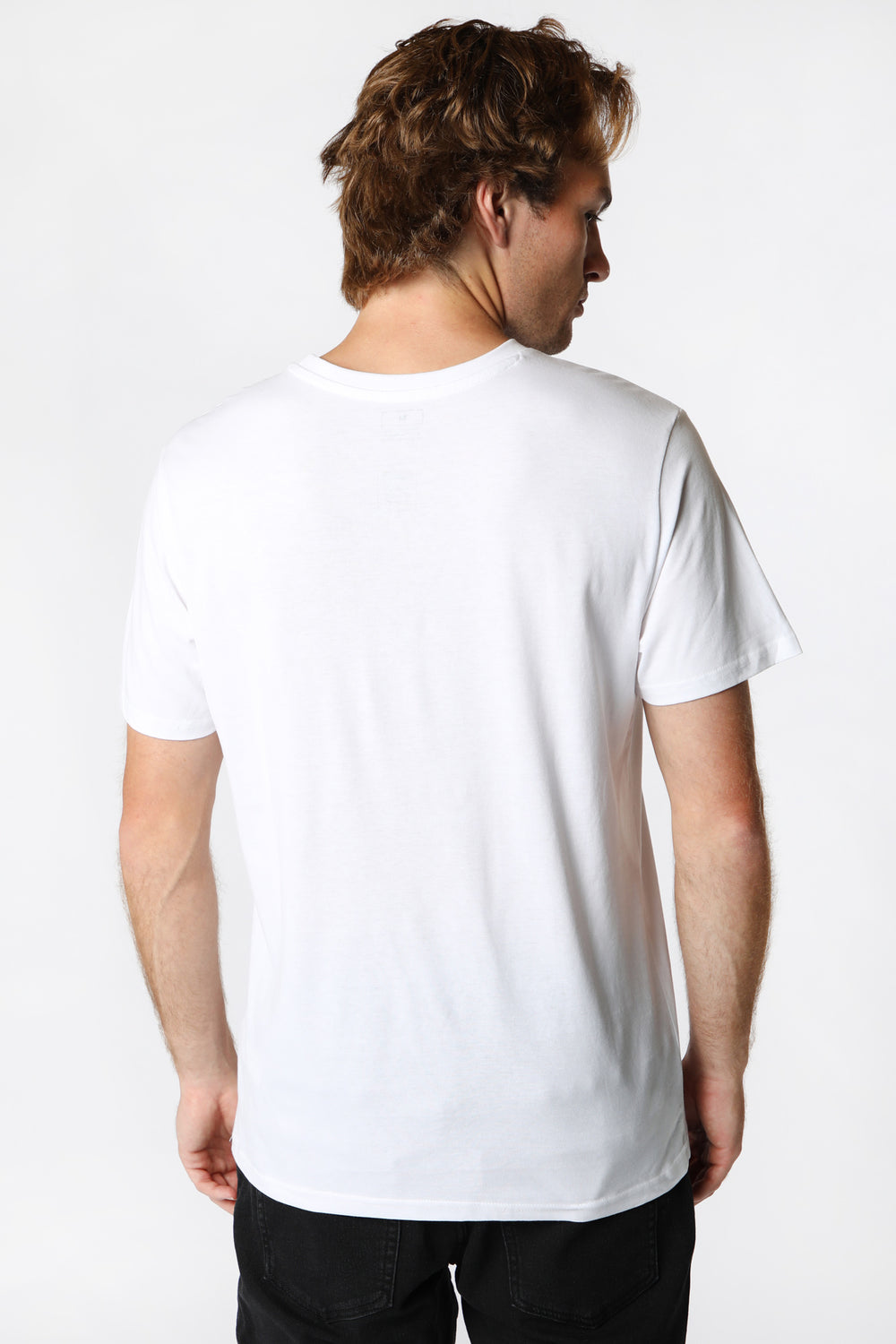 T-Shirt Imprimé Ford Mustang Homme Blanc
